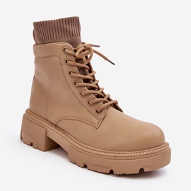 Stivali Da Donna Con Calzini Beige Rivella 2