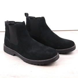 Filippo M PAW499A stivaletto Chelsea slip-on in pelle nera nero 2