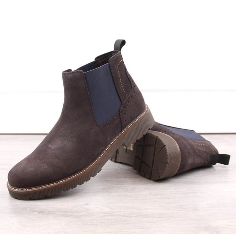 Stivaletti Filippo M PAW499B in pelle, marrone 2