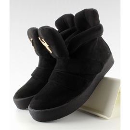 GF-jx29 Sneakers in camoscio nero 2