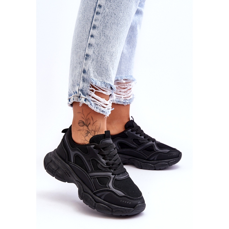 Scarpe sportive nere da donna nero 1