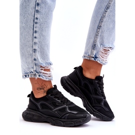 Scarpe sportive nere da donna nero 2