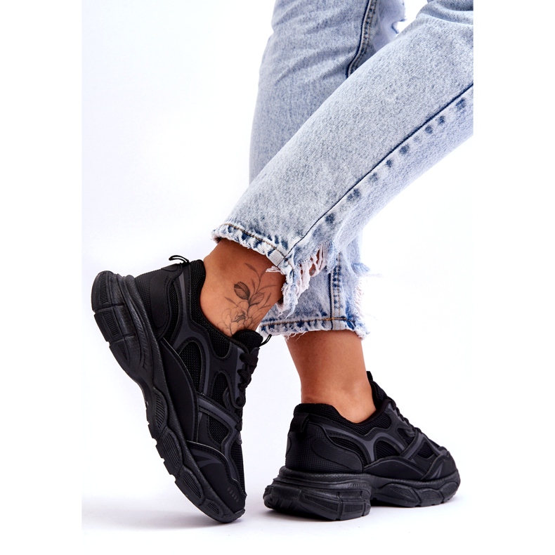 Scarpe sportive nere da donna nero 3