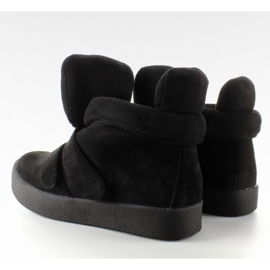 GF-jx29 Sneakers in camoscio nero 1