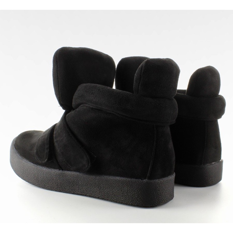 GF-jx29 Sneakers in camoscio nero 1