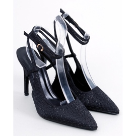 Spilli legati con pietre Bonnie Black nero 1