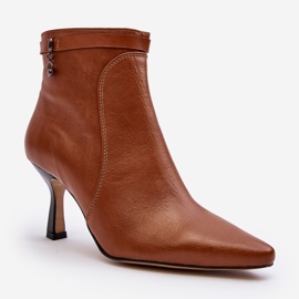 Stivaletti da Donna in Pelle Maciejka 06301-29 Marrone 2