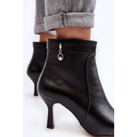 Stivaletti da Donna in Pelle Maciejka 06301-01 Nero 2
