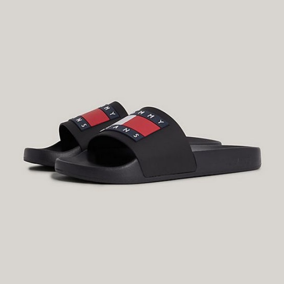 Infradito Tommy Hilfiger Flag Pool Slide Ess W EN0EN02115BDS nero 1