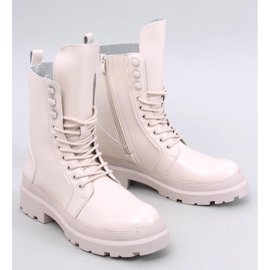 Stivaletti stringati Kinchs Beige con protezione 1