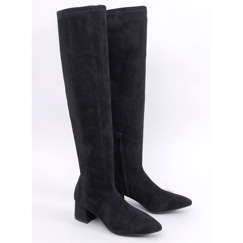 Moschettieri Diondre Black con tacco basso nero 1