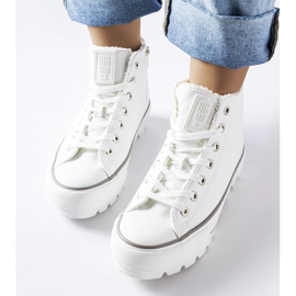 Sneakers bianche isolanti Big Star MM274037 bianca 1