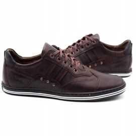 Polbut Scarpe casual da uomo 1801 testa di moro marrone 1