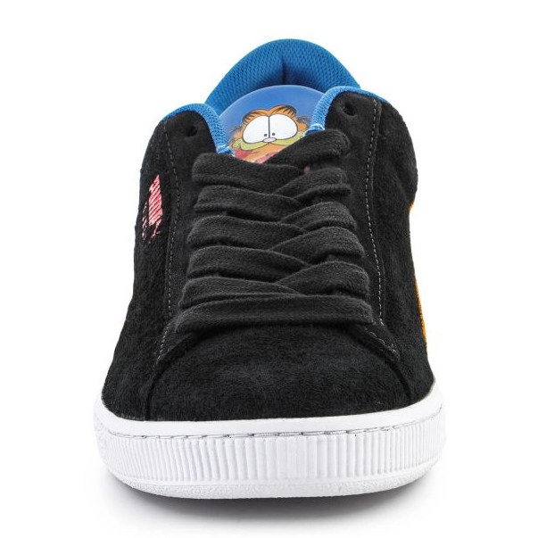 Scarpe Puma Garfield M 384182-01 in pelle scamosciata nero 1