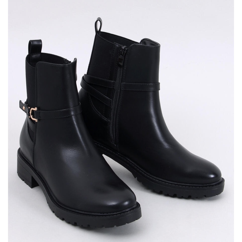 Stivaletti Chelsea classici da donna Royle Black nero 1