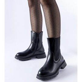Stivaletti Pleasanton classici isolati neri nero 1