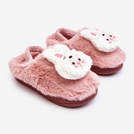 Pantofole Con Coniglietto Peloso Per Bambini, Dicera Rosa 1