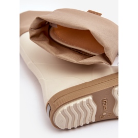 Lemigo Wave Gokids 983 Stivali Wellington da bambino con colletto, Beige 1