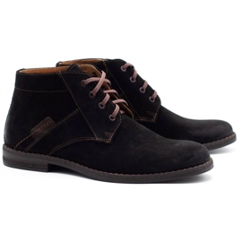 Olivier Stivali Jodhpur da uomo neri 605 nero 2