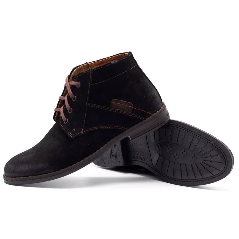 Olivier Stivali Jodhpur da uomo neri 605 nero 3