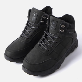 News Scarpe da trekking sportive da uomo nere di Timoteo nero 1
