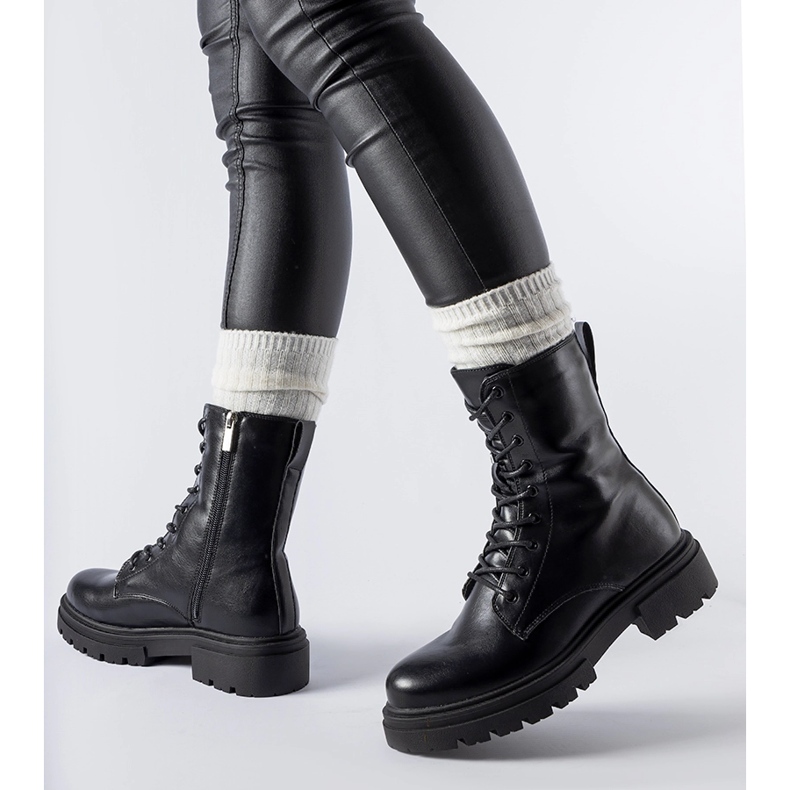 Stivali Heights isolati neri nero 1