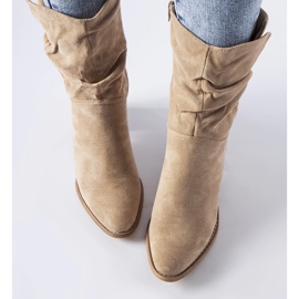 Stivali da cowboy isolanti beige di Filomena 1