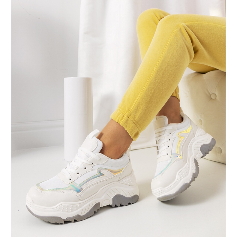 Sneakers Gossett beige bianca 1