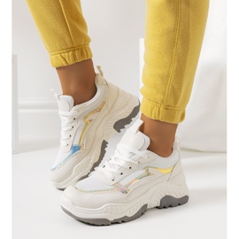 Sneakers Gossett beige bianco 2