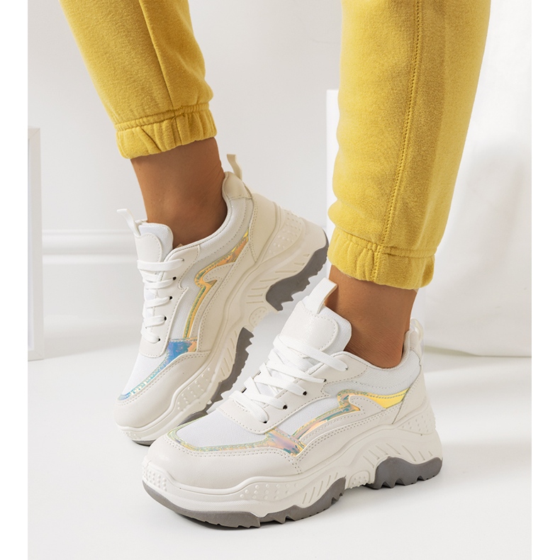 Sneakers Gossett beige bianca 2