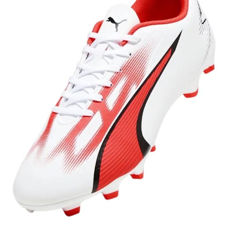 Scarpe da calcio Puma Ultra Play FG/AG 107423 01 bianche bianca 3