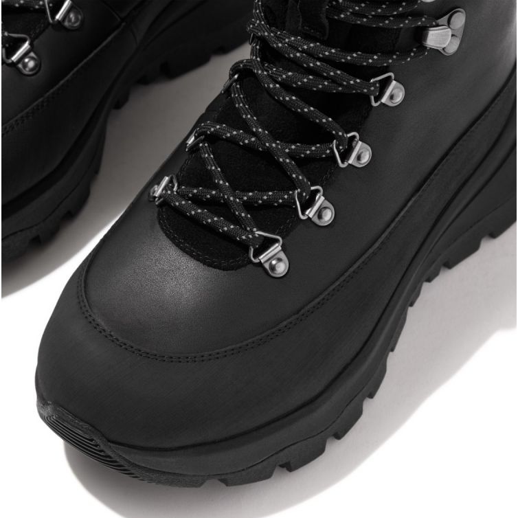 Scarponi da trekking FitFlop Neo-D-Hyker impermeabili in tessuto/pelle scamosciata W GP3-090 nero 1