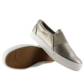 Sneakers slip-on con gomma NB72P Gun Color giallo 2