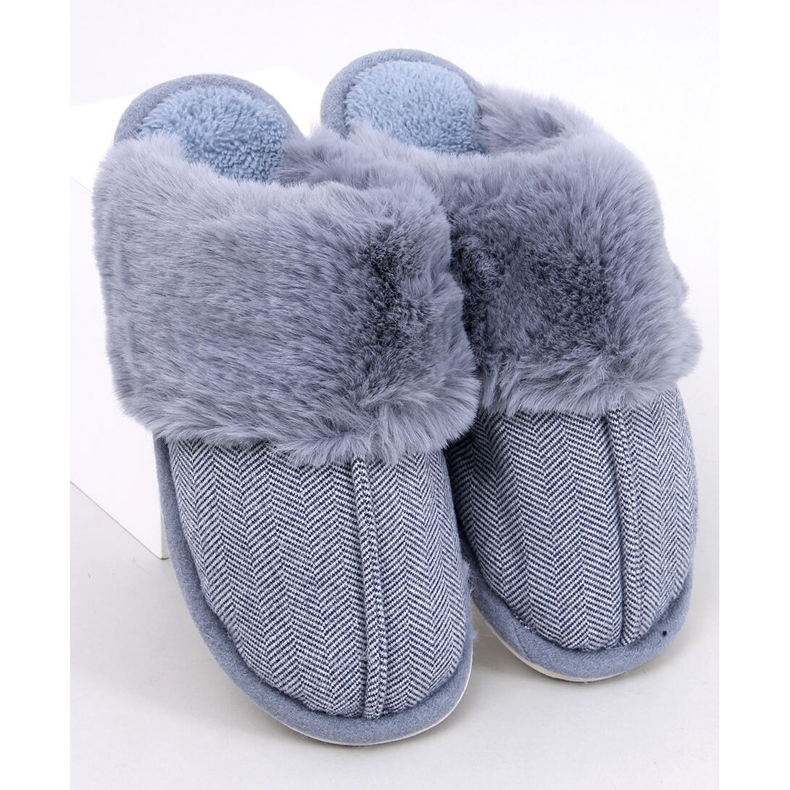 Ciabatte da uomo Gregory blu spigate 1