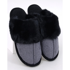 Ciabatte da uomo Gregory Black spigate nero 1