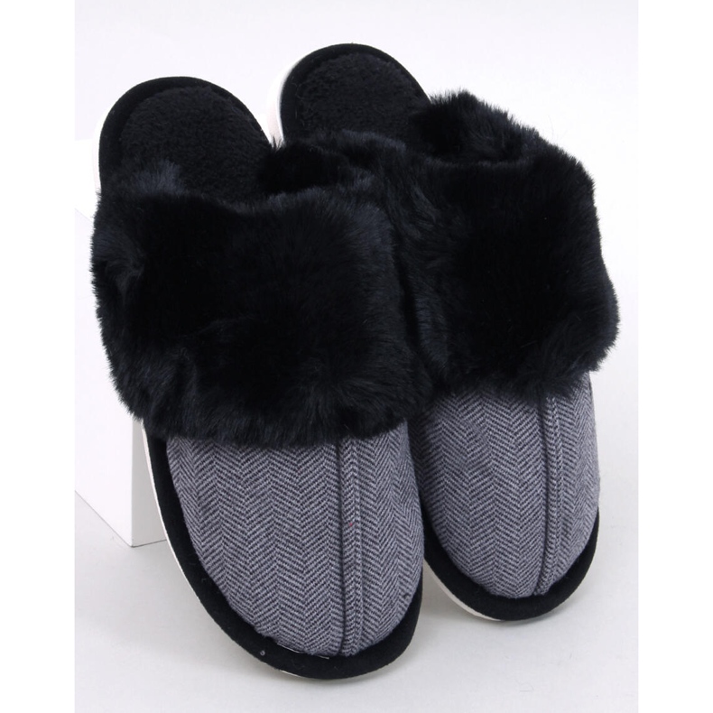 Ciabatte da uomo Gregory Black spigate nero 1