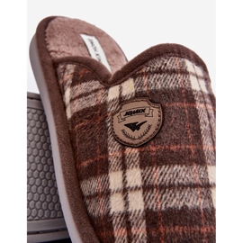 Pantofole marroni da uomo Kallile marrone 2