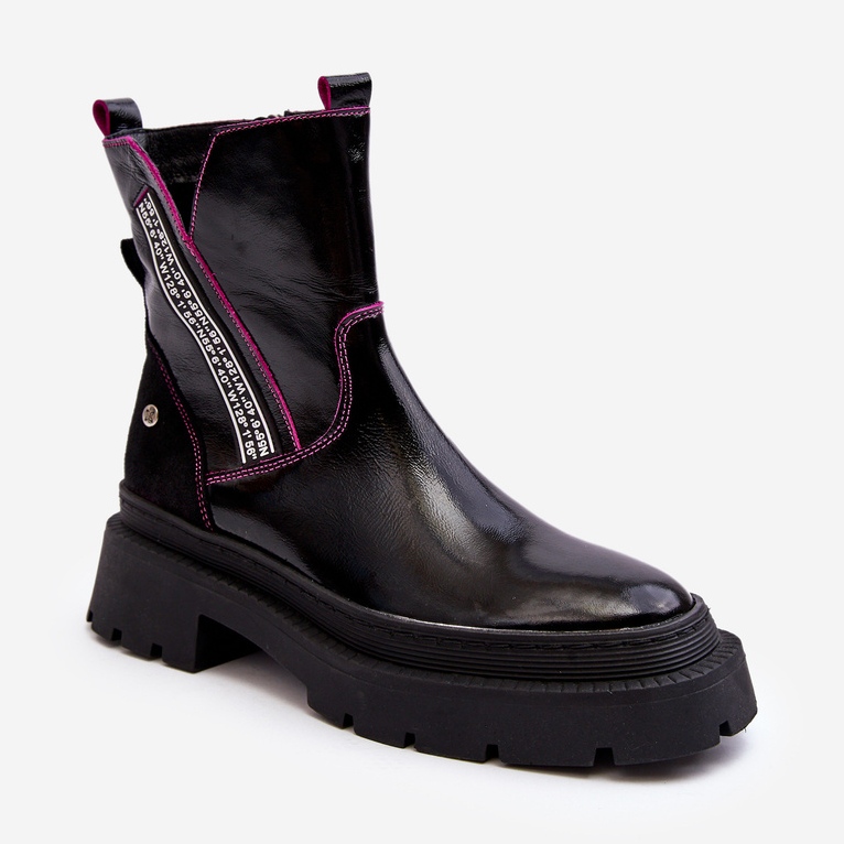 Stivali da Donna in Pelle Maciejka 06236-15 Neri nero 2