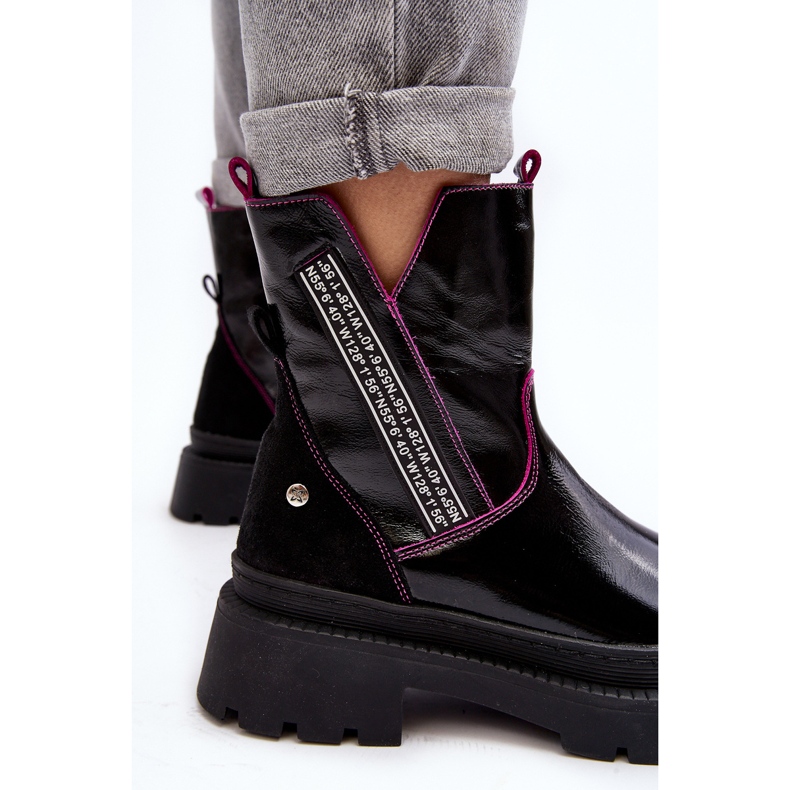 Stivali da Donna in Pelle Maciejka 06236-15 Neri nero 1