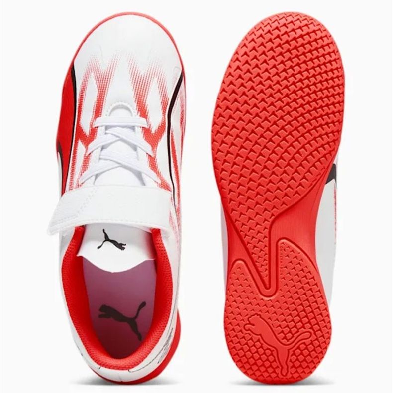 Scarpe da calcio Puma Ultra Play It V Jr 107538-01 bianco 1