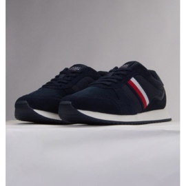 Scarpe Tommy Hilfiger Runner Evo Mix M FM0FM04699 DW5 blu 1