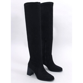 Hemmi Stivali neri con tacco alto nero 1