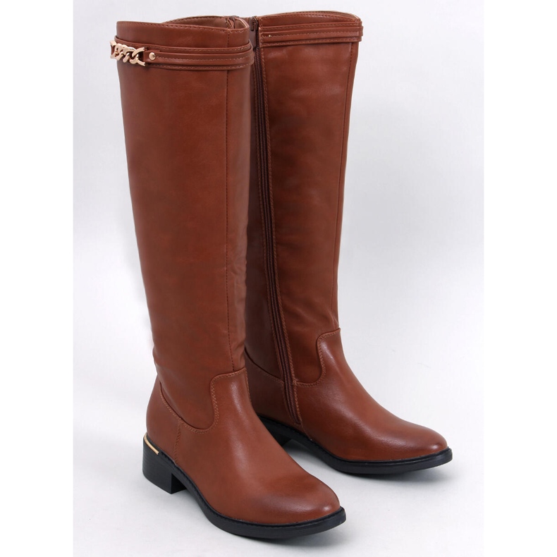 Stivali classici da donna Forte Camel marrone 1