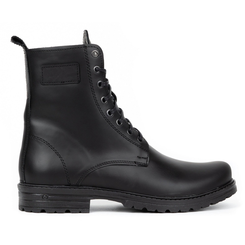 Polbut Stivaletti Chelsea da uomo militari polacchi 2118ŚW in pelle nera nero 1