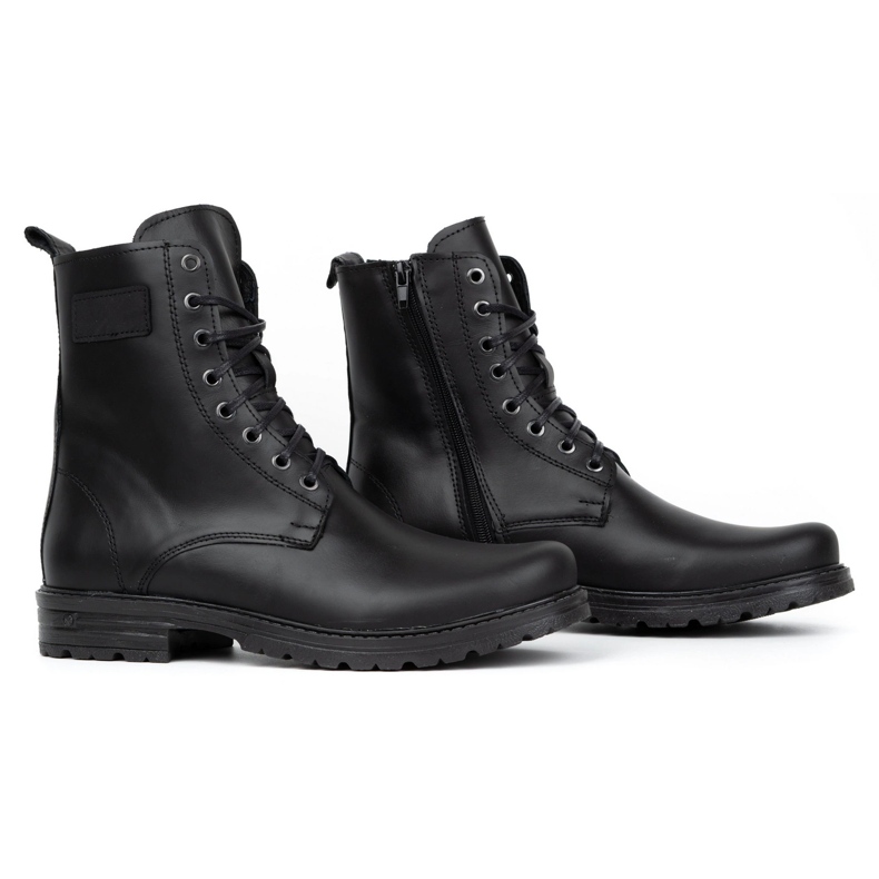 Polbut Stivaletti Chelsea da uomo militari polacchi 2118ŚW in pelle nera nero 3