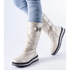 Doposci alti isolanti beige di Settimo 1