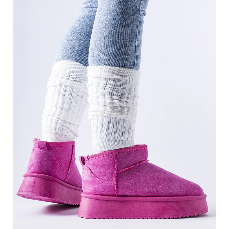 Doposci isolanti rosa sulla piattaforma Miso 1