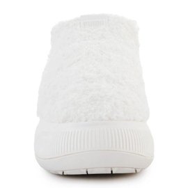 Puma Scarpe Mayu Slip-on Teddy W in pelle scamosciata 384887 02 bianco 1