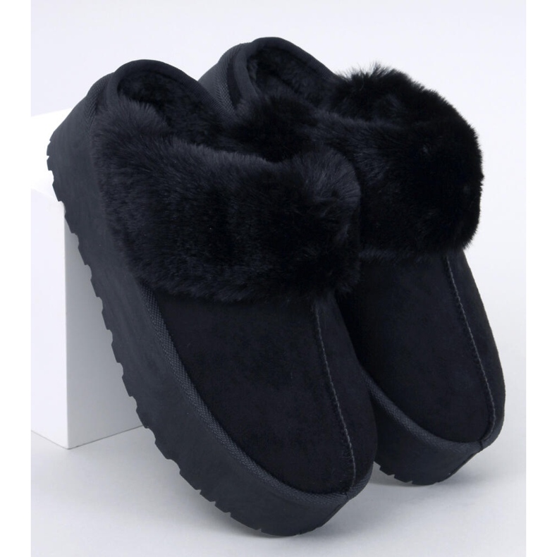 Allod Ciabatte da neve con plateau nere nero 1