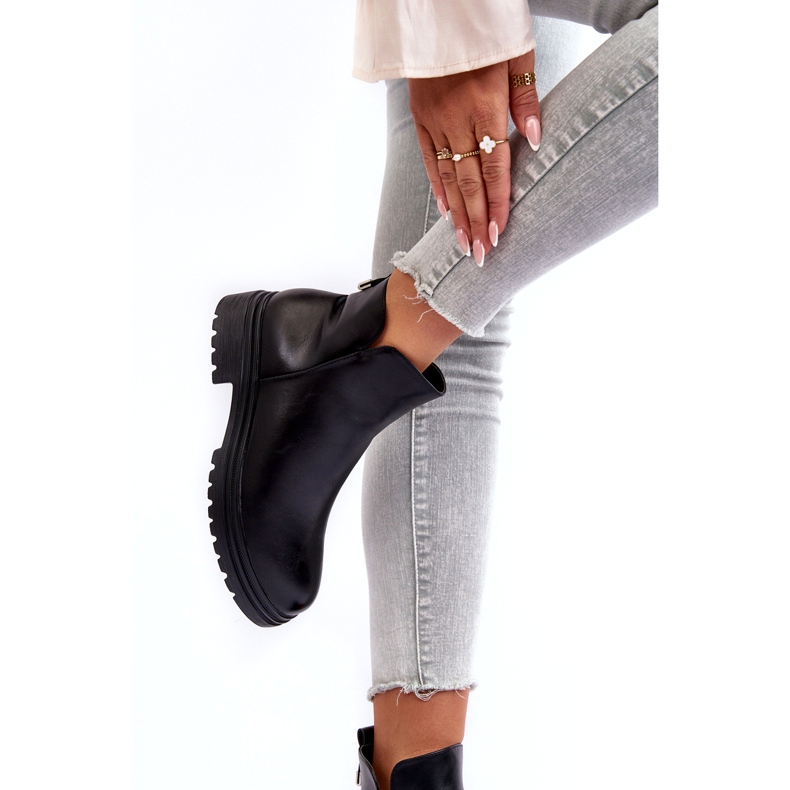 Stivali da donna eco-chiling isolato nero 2